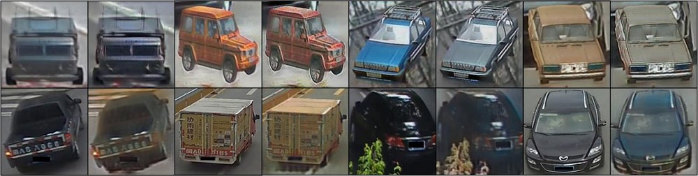 Vehicle-X to VeRi translation results